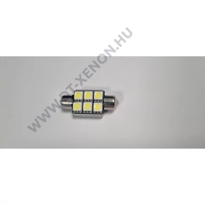 Szofita LED 6SMD 5050 CANBUS 36mm 6000K fehér 12V (db ár)