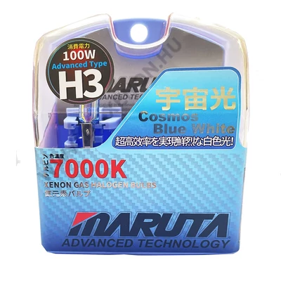 MTEC H3 Cosmos Blue White 7000K xenon hatású halogén izzó DUO BOX