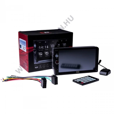 Einparts EPCR02 Prémium 7" érintőképernyős 2DIN GPS USB BT fejegység