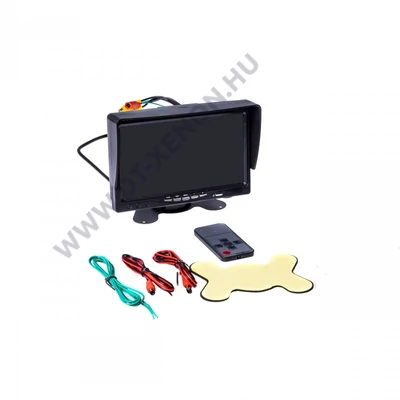 Einparts EPP015N 7" digitális TFT LCD kijelző tolatókamerához