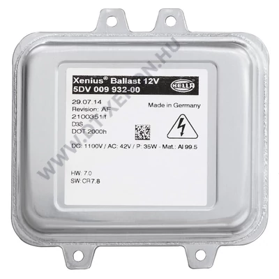 Hella 5DV 009 932-00 gyári Xenon trafó