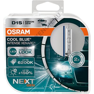 Osram Cool Blue Intense NextGen D1S +150% Xenon izzó DUO BOX 66140CBN-HCB