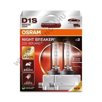 Osram D1S Xenarc Night Breaker 220 Xenon izzó DUO BOX 66140XN2-2HB