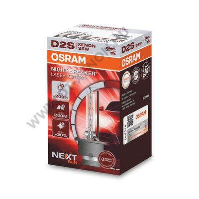 Osram D2S Night Breaker Laser Next Gen +200% Xenon izzó 66240XNN