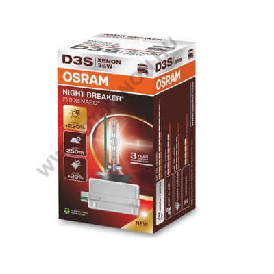 Osram D3S Xenarc Night Breaker 220 Xenon izzó 66340XN2