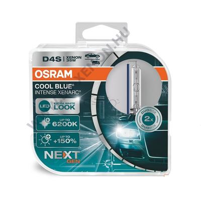 Osram Cool Blue Intense NextGen D4S +150% Xenon izzó DUO BOX 66440CBN-HCB
