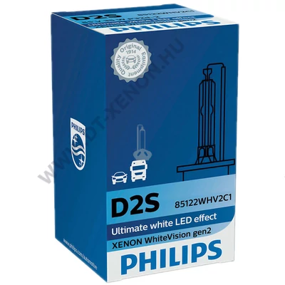 Philips D2S WhiteVision gen2 Xenon izzó 85122WHV2