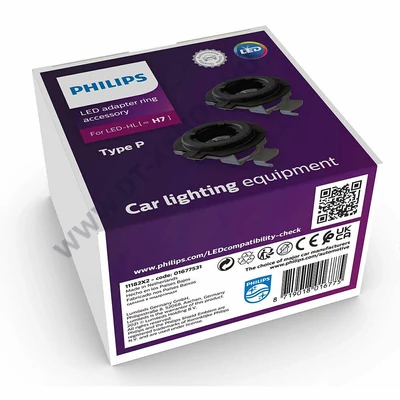 Philips H7 LED adapter Type P 11182X2 PRO6000 LED-hez