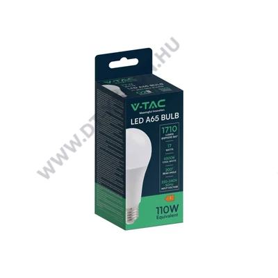 V-TAC E27 LED 17W (=110W) 2700K VT-2017 / SKU-214456