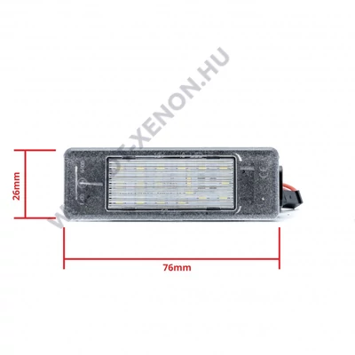 Einparts Citroen / FIAT / Mercedes / Nissan / Peugeot / VW rendszámtábla LED világítás EP132