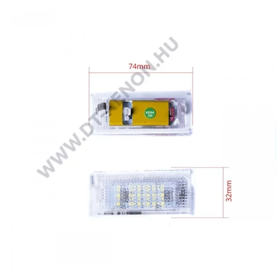 Einparts BMW rendszámtábla LED világítás EP02